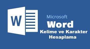 word ile kelime sayma