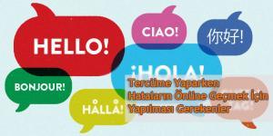hatasız tercüme için