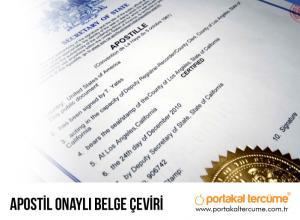 Apostil Onaylı Belge Çeviri