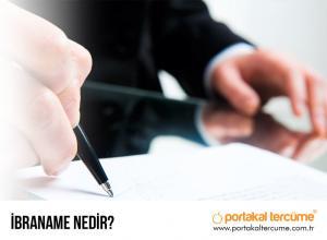İbraname Nedir?